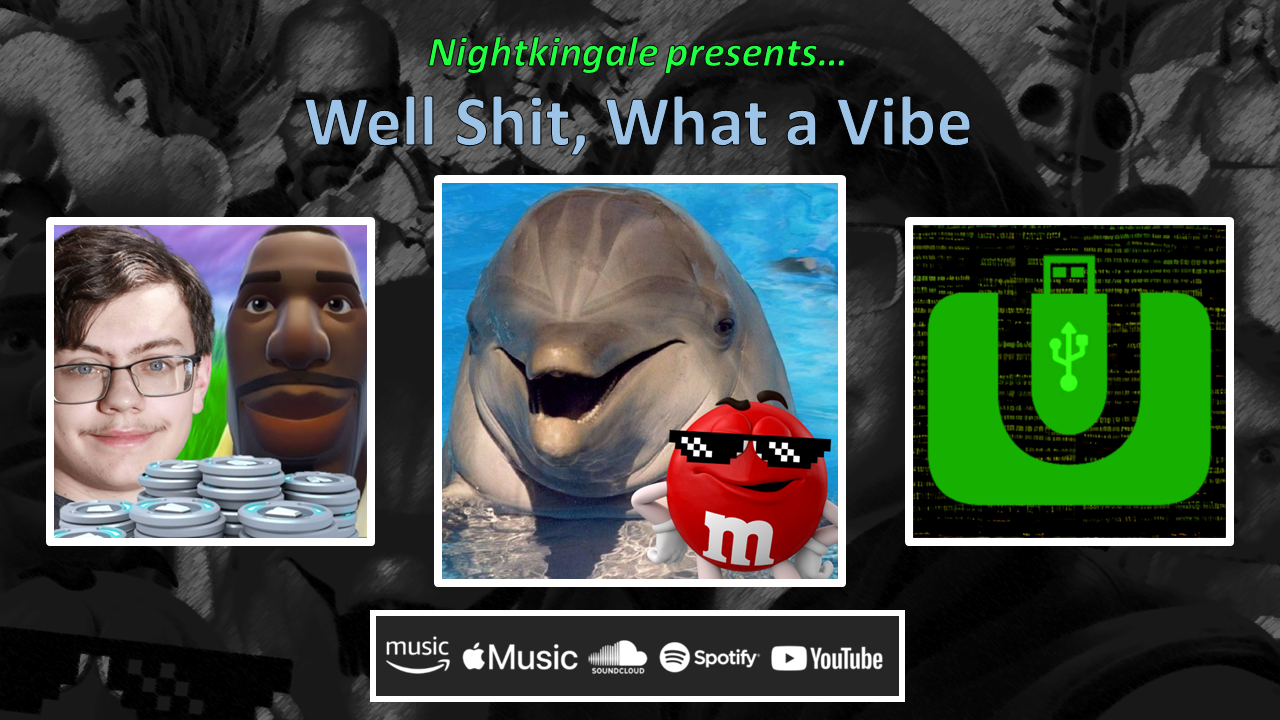 The promotional art for the release of "Well Shit, What a Vibe."